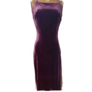 CDC vintage formal velour long dress